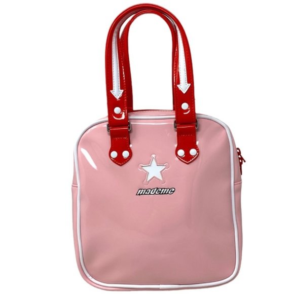 Converse x Mademe Western Purse Bag Pink Fiery Red Logo Women's 10009073-A02 - Picture 3 of 8